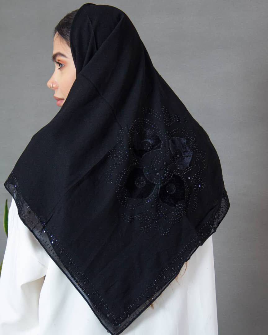 روسری مجلسی نگین مخمل مزونی