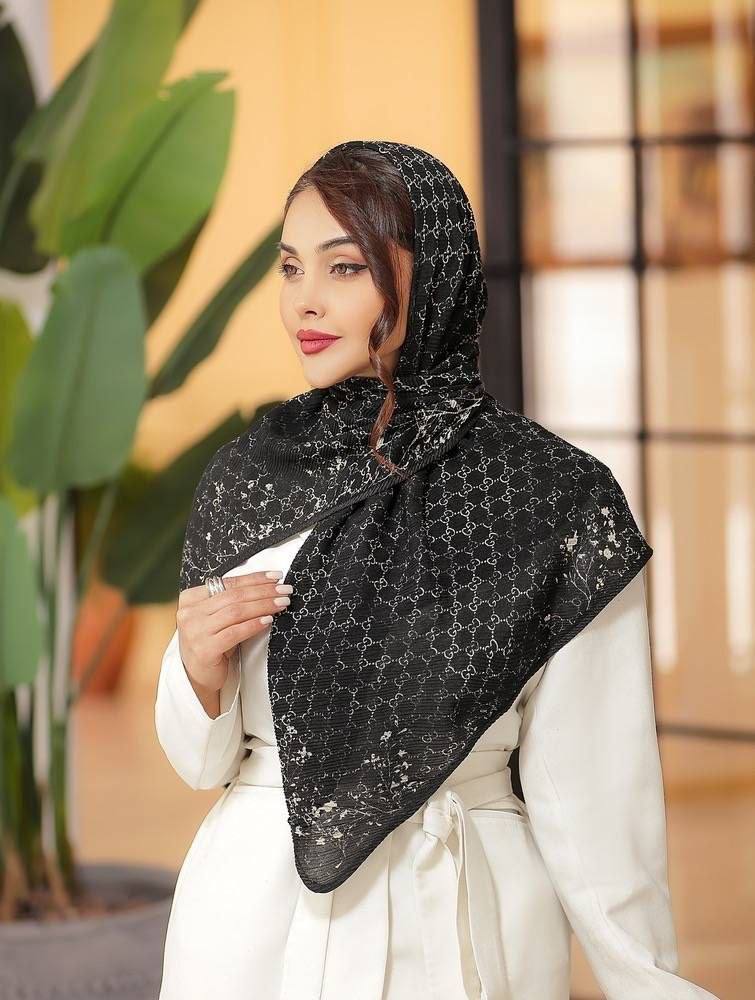روسری سوپر نخ پلیسه دورگان