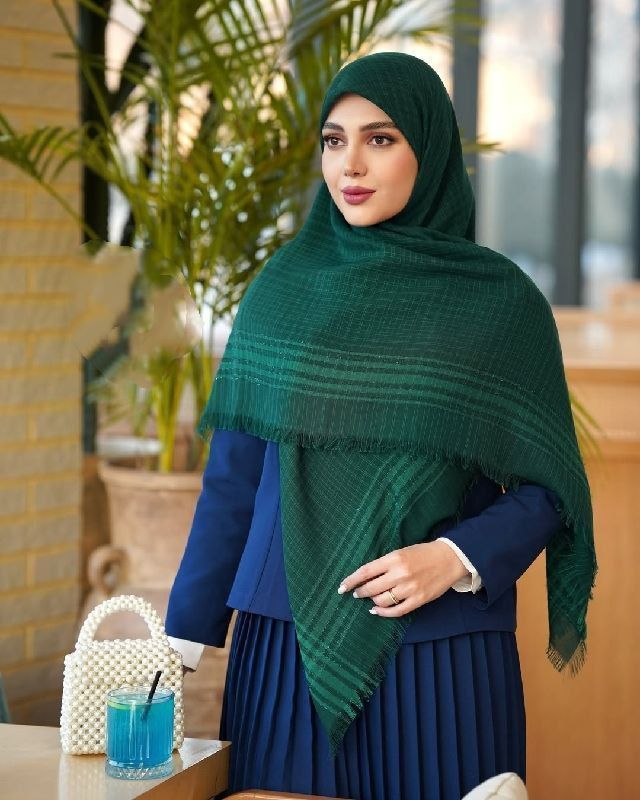روسری نخی لنین دور زرک قواره ۱۴۰