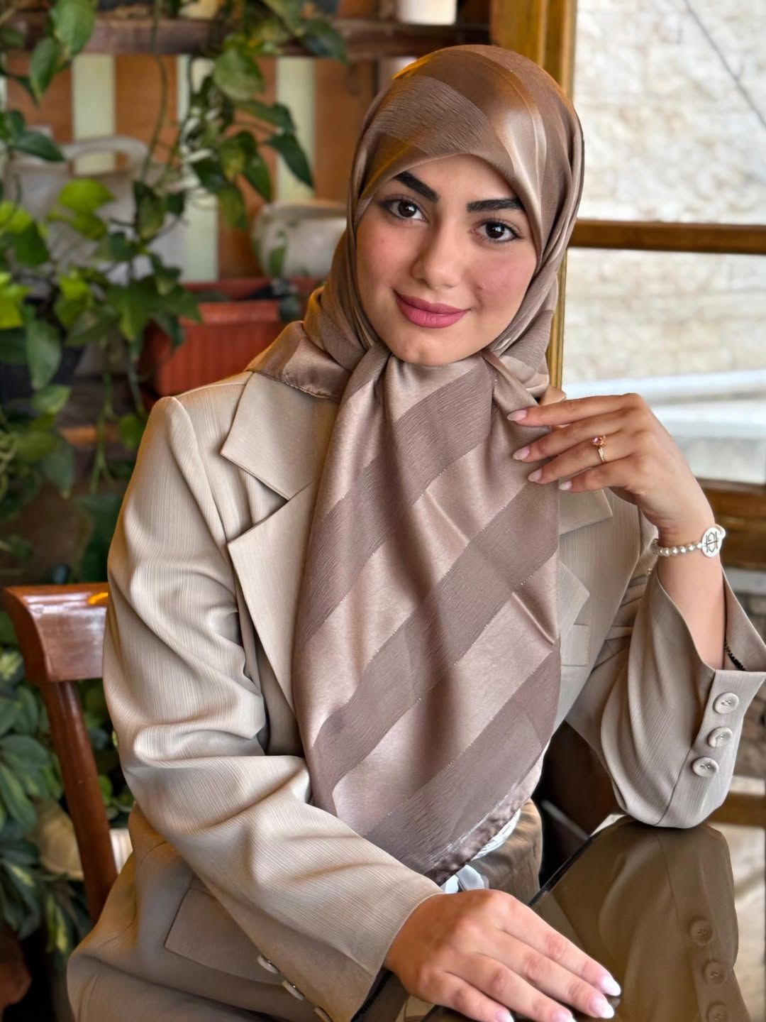 روسری ویکتوریا لمه درختی قواره ۱۰۰