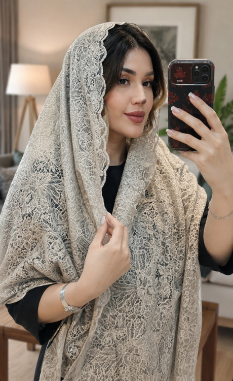 شال گیپور ابریشم پولک دار مجلسی