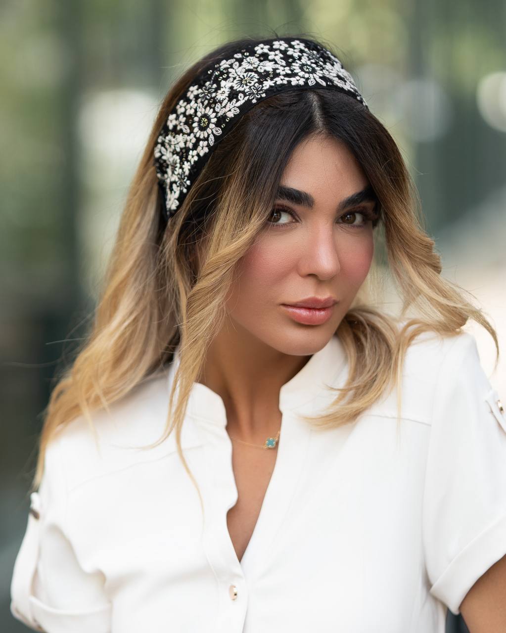 حد بند زنانه گل نچرال