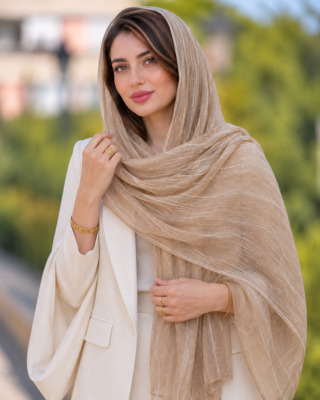 شال حریر ابریشم اصل مجلسی زنانه