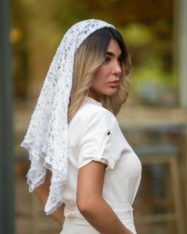 تل اسکارف دانتل زنانه