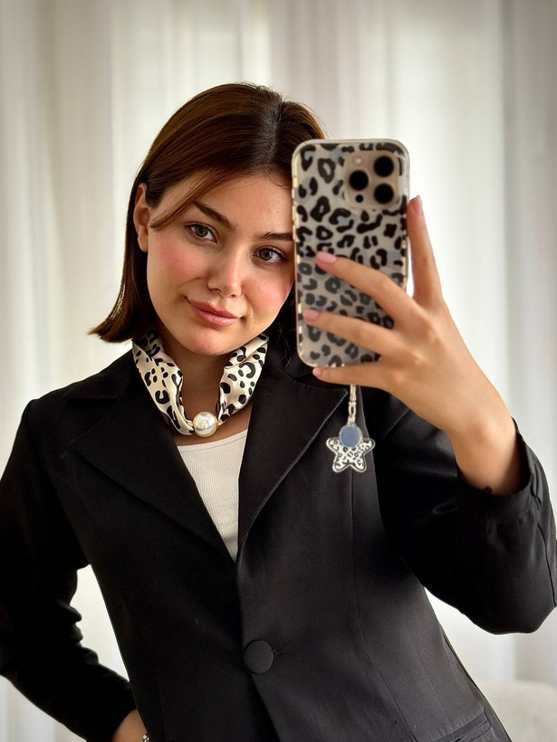 دستمال گردن زنانه مغناطیسی ابریشم مامی وارداتی