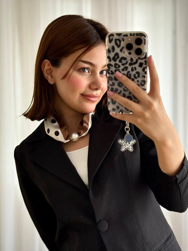 دستمال گردن زنانه مغناطیسی ابریشم مامی وارداتی