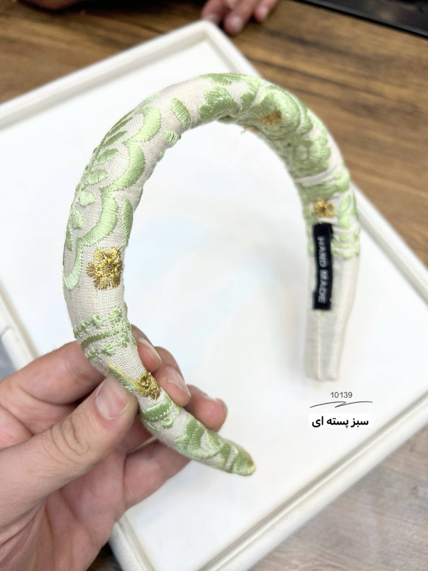 تل سر زنانه نشکن وارداتی گلدوزی شده