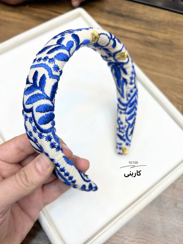 تل سر زنانه نشکن وارداتی گلدوزی شده