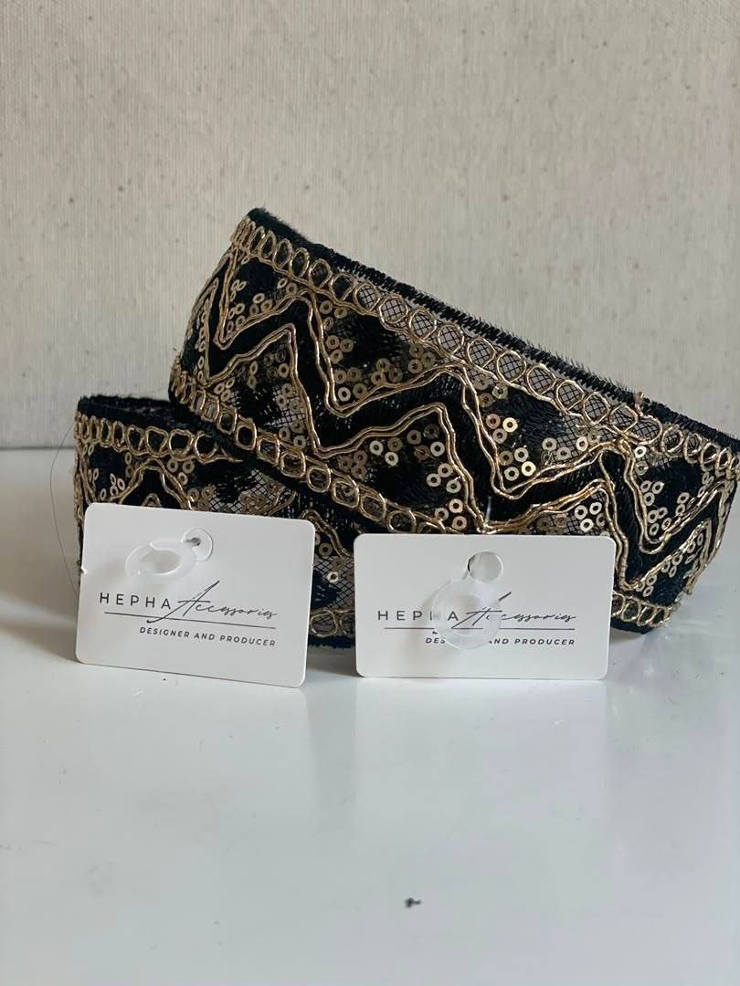 تل سر طرح دار مجلسی زنانه