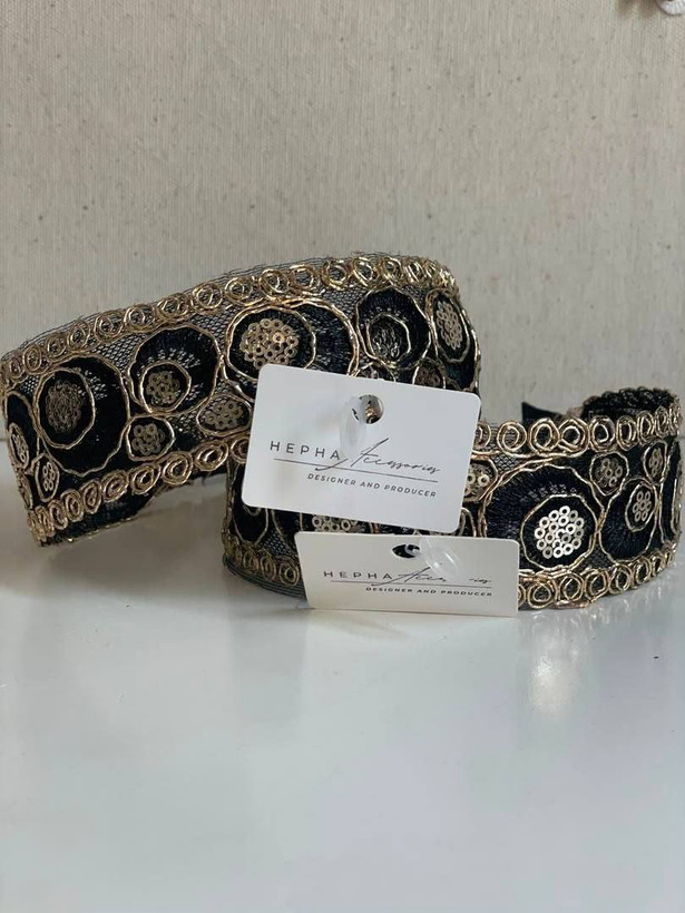 تل سر طرح دار مجلسی زنانه