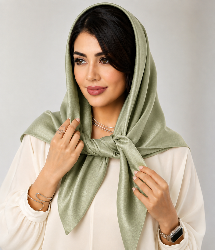 روسری شنی زنانه قواره ۱۰۰ ترکیه