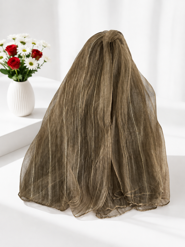 شال حریر ابریشم مجلسی زنانه وارداتی
