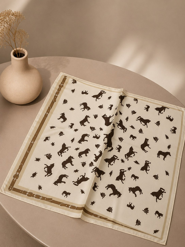 مینی اسکارف ابریشم مجلسی زنانه