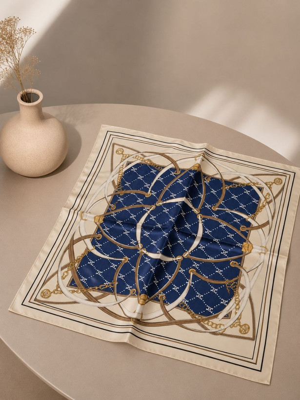 مینی اسکارف ابریشم مجلسی زنانه