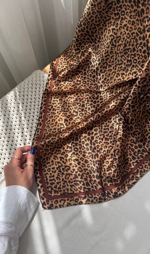 مینی اسکارف ابریشم مجلسی زنانه