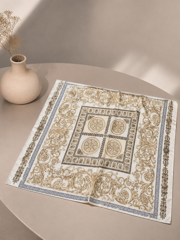 مینی اسکارف ابریشم مجلسی زنانه