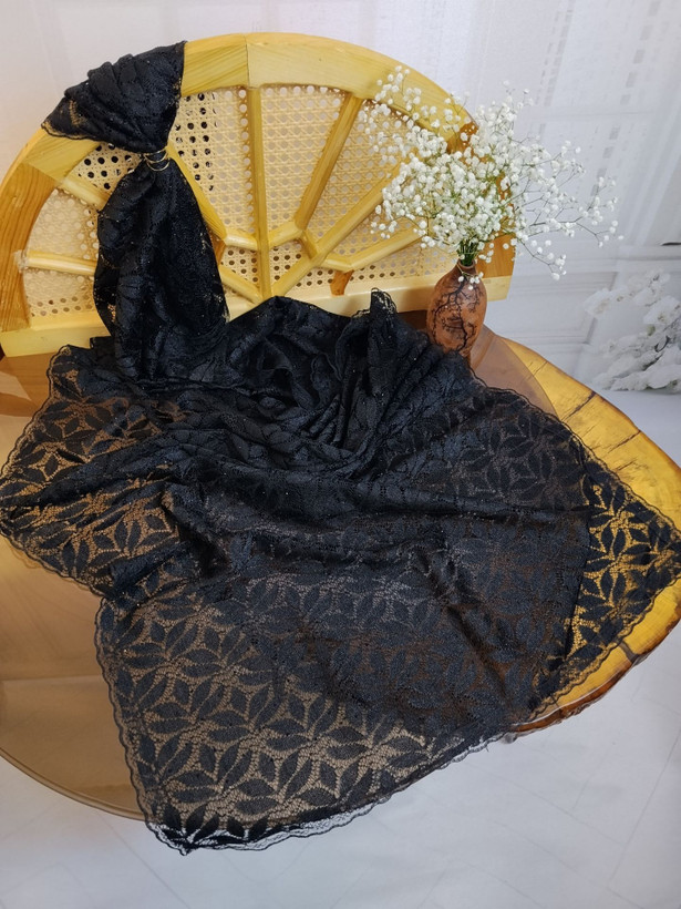 شال گیپور مجلسی زنانه نگین دار