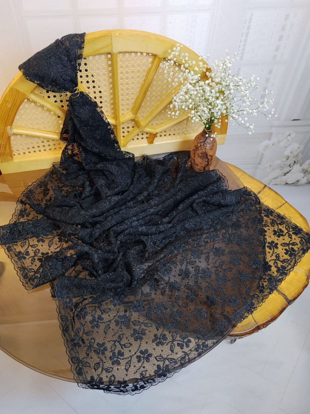 شال گیپور مجلسی زنانه نگین دار