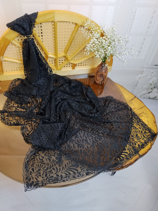 شال گیپور مجلسی زنانه نگین دار