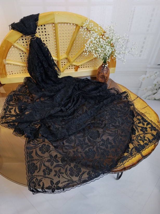 شال گیپور مجلسی زنانه نگین دار