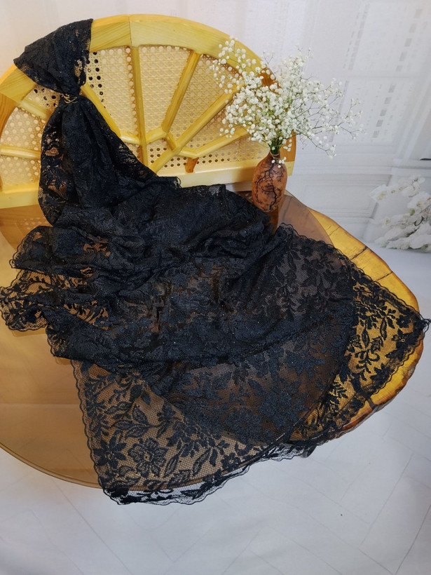 شال گیپور مجلسی زنانه نگین دار