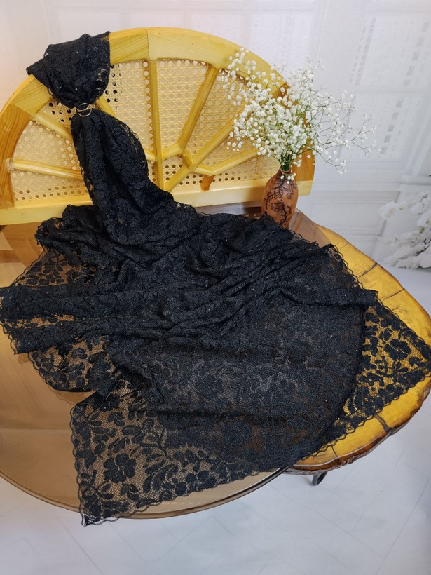 شال گیپور مجلسی زنانه نگین دار