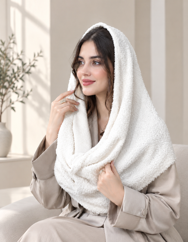 شال گردن تدی مجلسی زنانه
