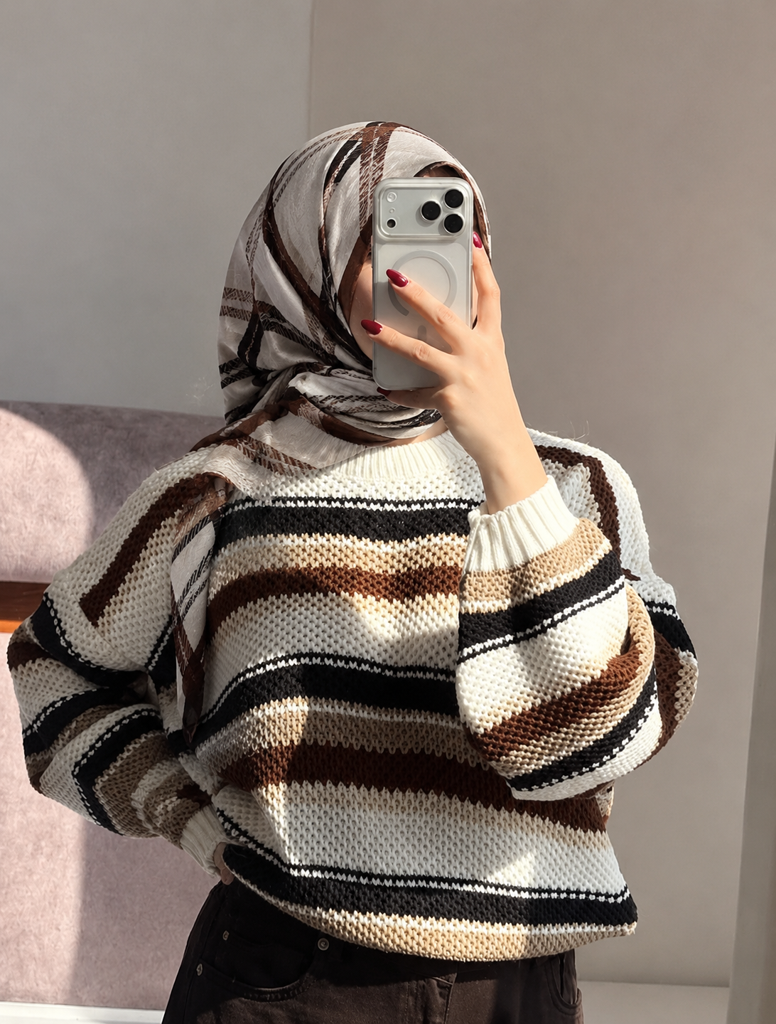 بافت پینترستی پاییزه مجلسی زنانه