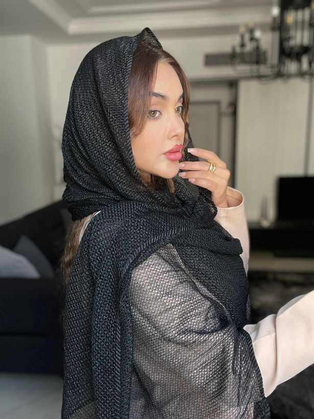 شال حصیری مجلسی وارداتی زنانه