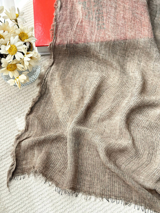 شال کنفی دور ریش مجلسی زنانه